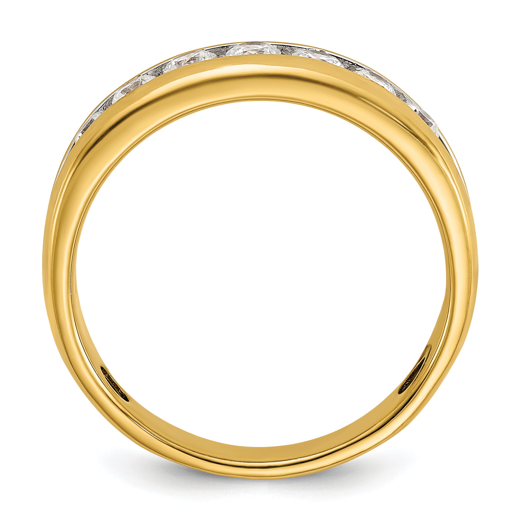 14k Polished Ring Mounting - Sophia Jewelers