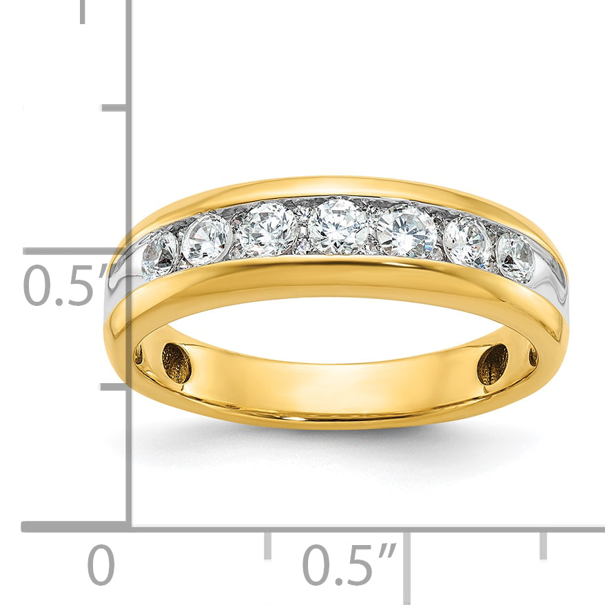 14k Polished Ring Mounting - Sophia Jewelers