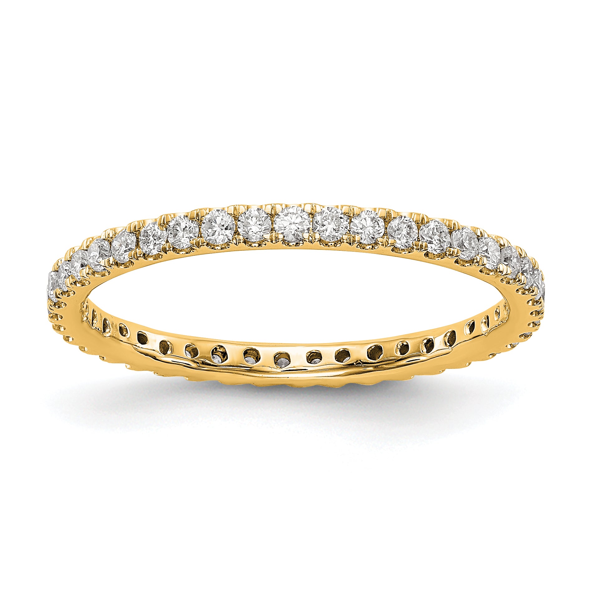 14K Lab Grown Diamond VS/SI FGH Eternity Band - Sophia Jewelers