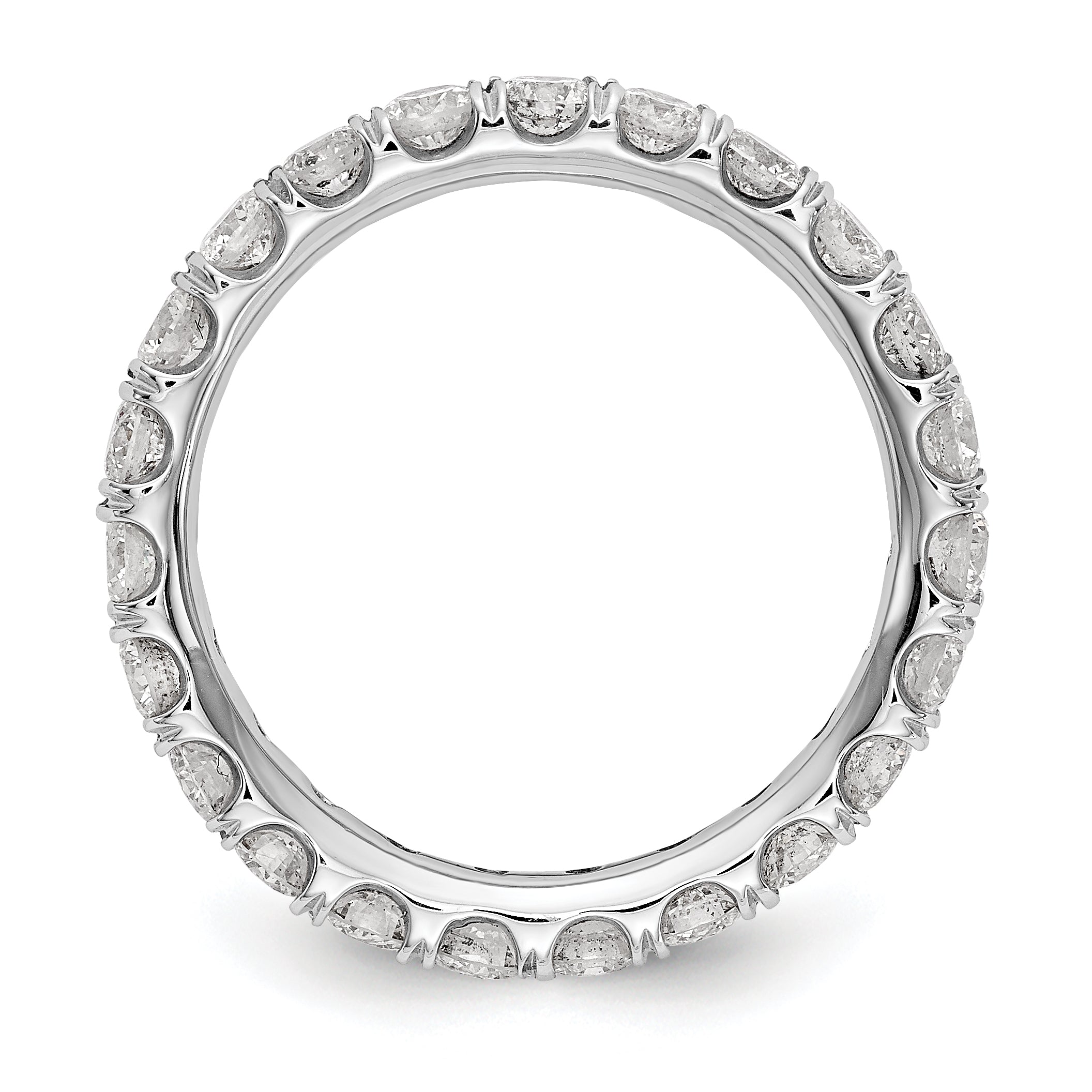 14K White Gold Lab Grown Diamond VS/SI FGH Eternity Band - Sophia Jewelers