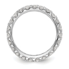 14K White Gold Lab Grown Diamond VS/SI FGH Eternity Band - Sophia Jewelers