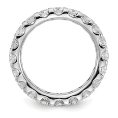 14K White Gold Lab Grown Diamond VS/SI FGH Eternity Band - Sophia Jewelers