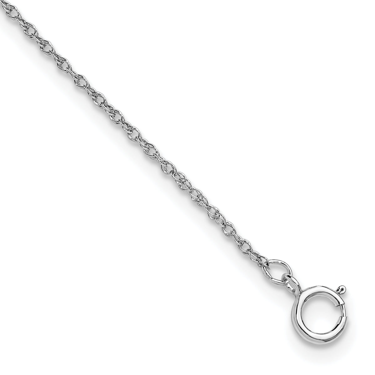 Sterling Silver 925 Polished Rope Chain Necklace 18" Unisex Elegant Design