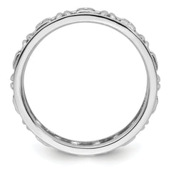 Sterling Silver Stackable Expressions Gemini Zodiac Ring - Sophia Jewelers