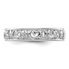 Sterling Silver Stackable Expressions Capricorn Zodiac Ring - Sophia Jewelers