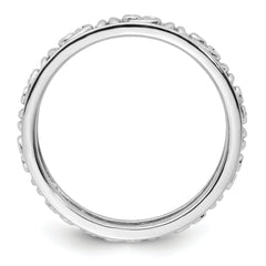 Sterling Silver Stackable Expressions Cancer Zodiac Ring - Sophia Jewelers