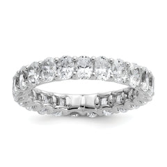 14KW Oval Lab Grown Diamond VS/SI FGH Eternity Band - Sophia Jewelers