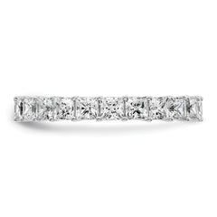 14KW Princess Lab Grown Diamond VS/SI FGH Eternity Band - Sophia Jewelers