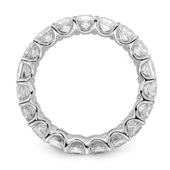 14KW Princess Lab Grown Diamond VS/SI FGH Eternity Band - Sophia Jewelers