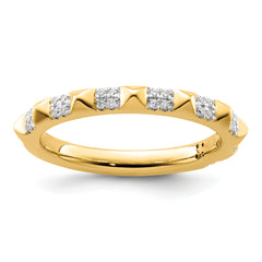 14k Stackable Expressions Diamond Ring - Sophia Jewelers