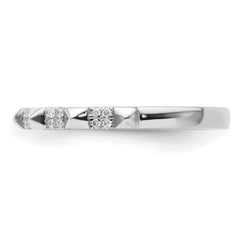 14k White Gold Stackable Expressions Diamond Ring - Sophia Jewelers