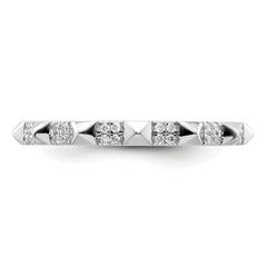 14k White Gold Stackable Expressions Diamond Ring - Sophia Jewelers