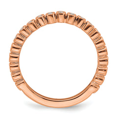 14k Rose Gold Stackable Expressions Diamond Ring - Sophia Jewelers