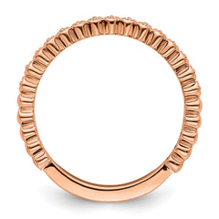 14k Rose Gold Stackable Expressions Diamond Ring - Sophia Jewelers