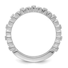 14k White Gold Stackable Expressions Diamond Ring - Sophia Jewelers