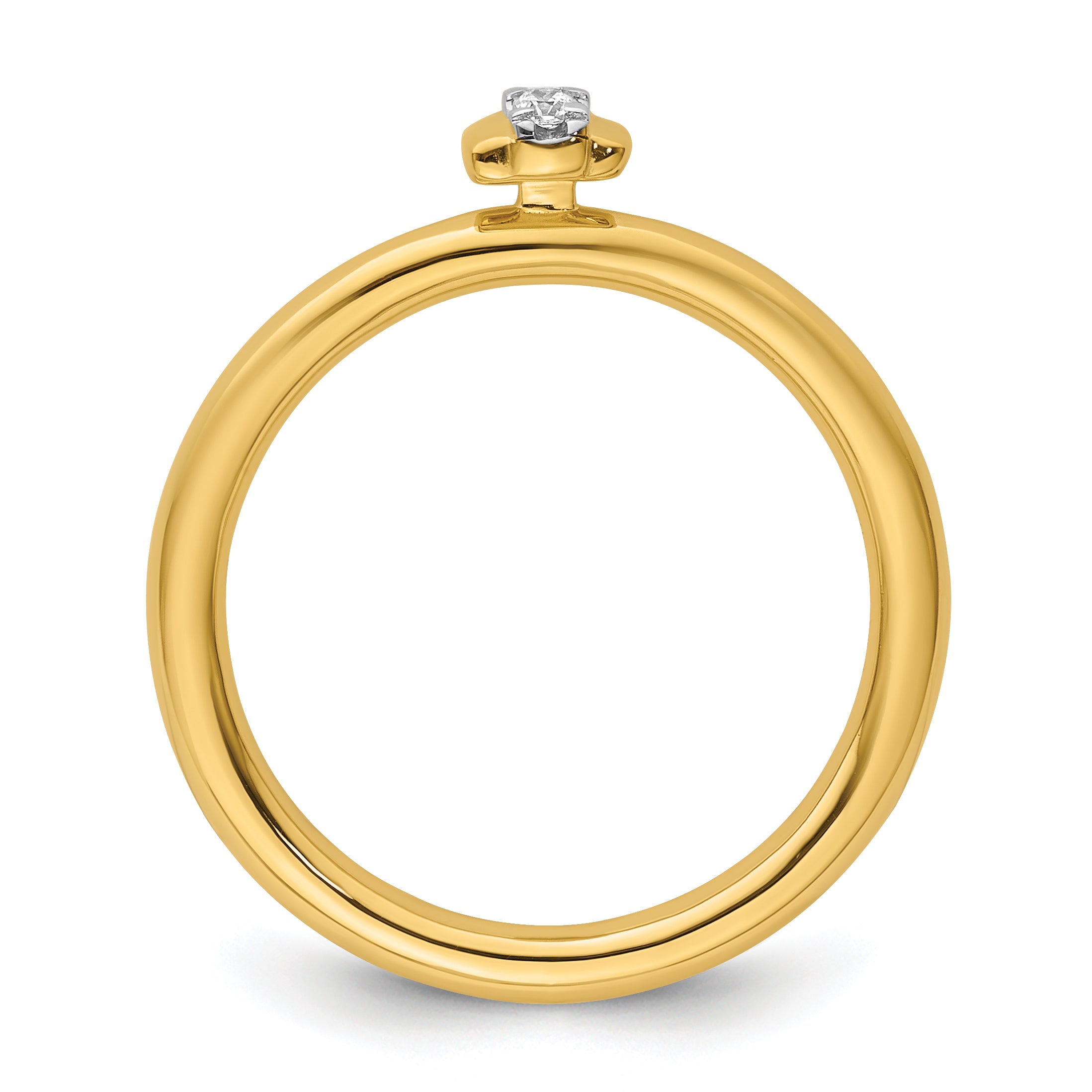 14k Stackable Expressions Diamond Ring - Sophia Jewelers