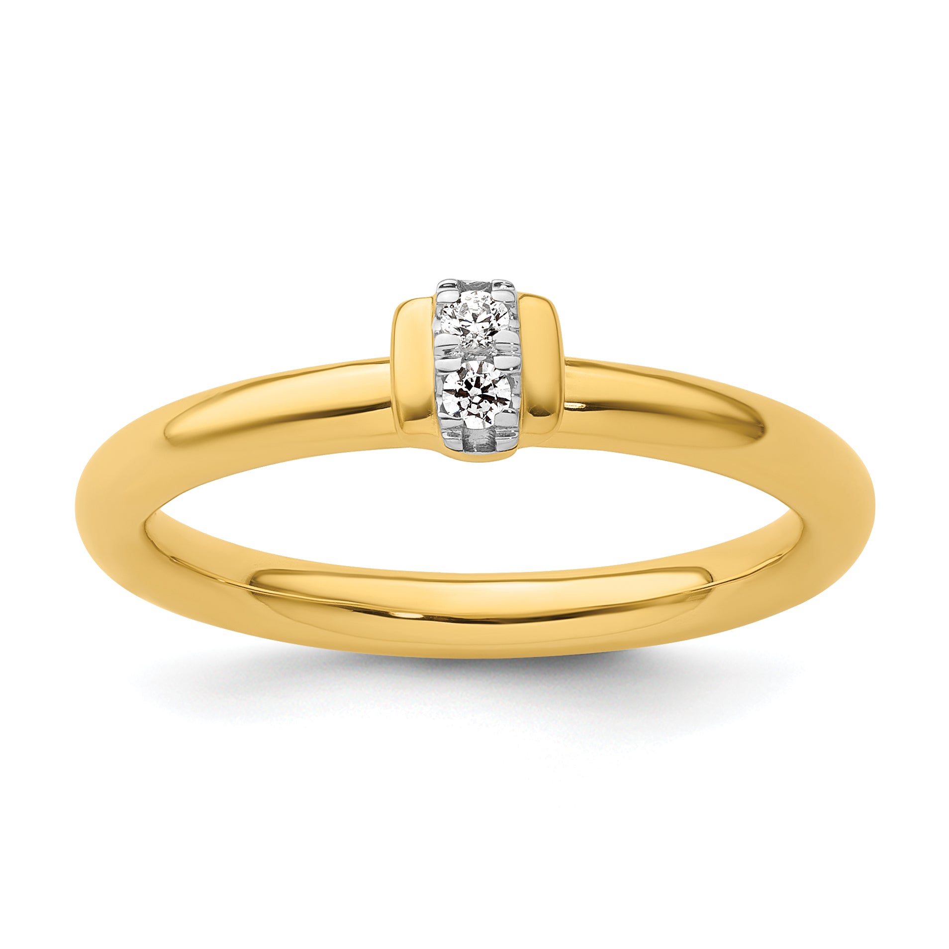 14k Stackable Expressions Diamond Ring - Sophia Jewelers