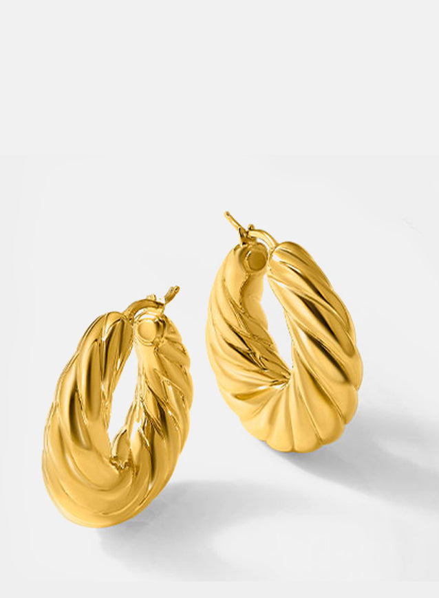 Hinged earrings from Sophia Jewelers, crafted with high-quality materials and designed for comfort and style, featuring a secure and elegant closure perfect for everyday wear or special occasions.