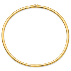 14K 6mm Lightweight Domed Omega Necklace