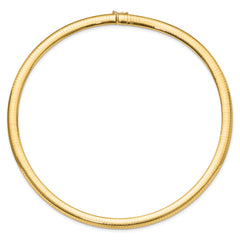 14K 8mm Lightweight Domed Omega Necklace