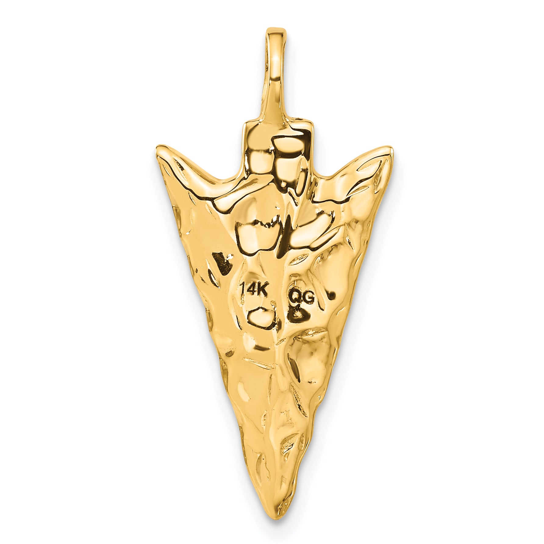 10k Arrow Head Charm