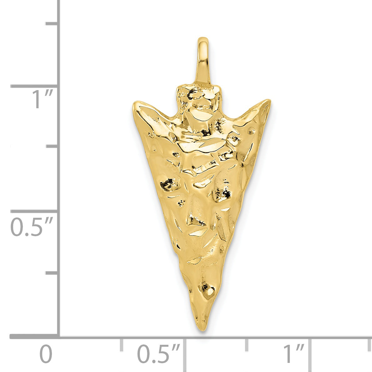 10k Arrow Head Charm