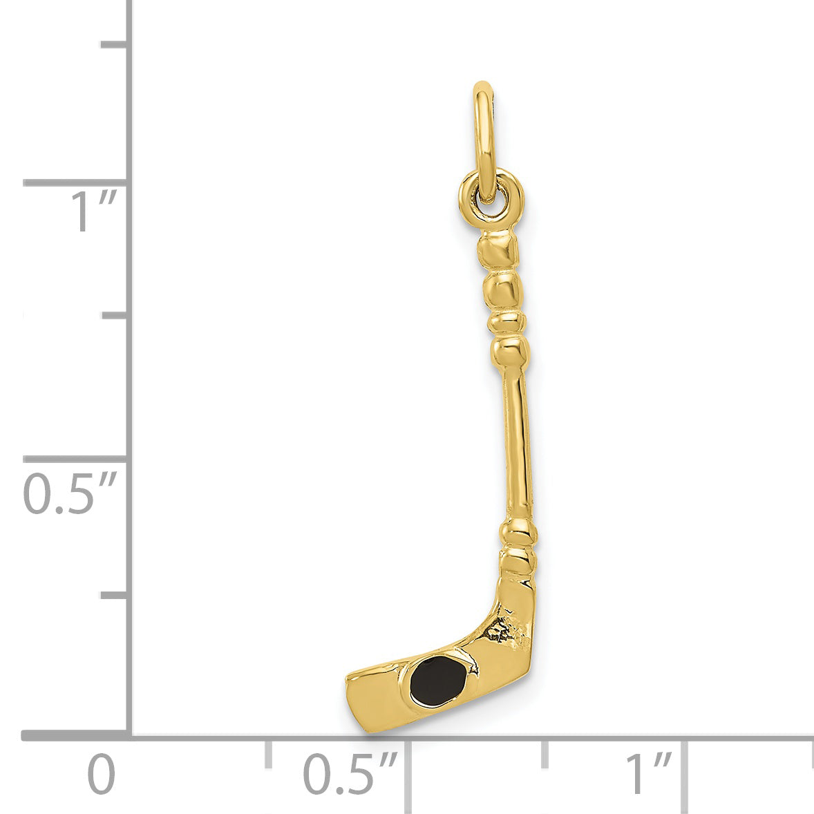 10ky Hockey Stick with Enamel Charm