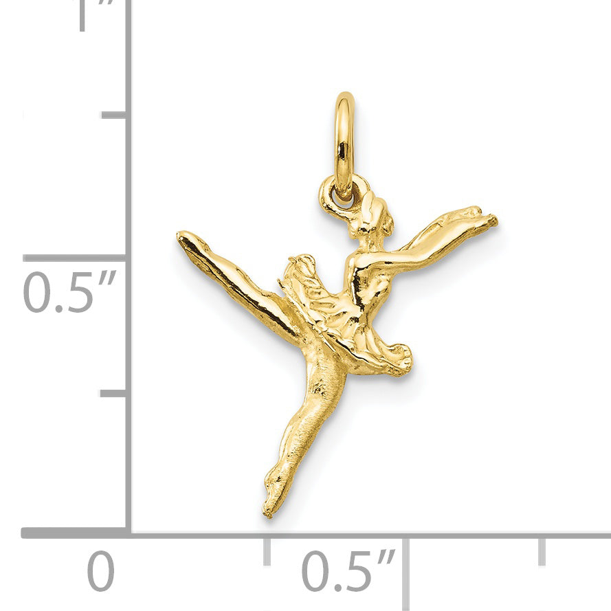 10k Ballerina Charm