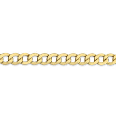 10k 7.0mm Semi-Solid Curb Link Chain