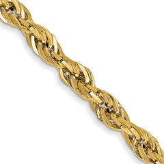 10k 2.8mm Semi-Solid Rope Chain