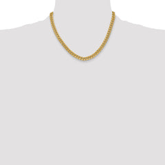 10k 6mm Semi-Solid Miami Cuban Chain