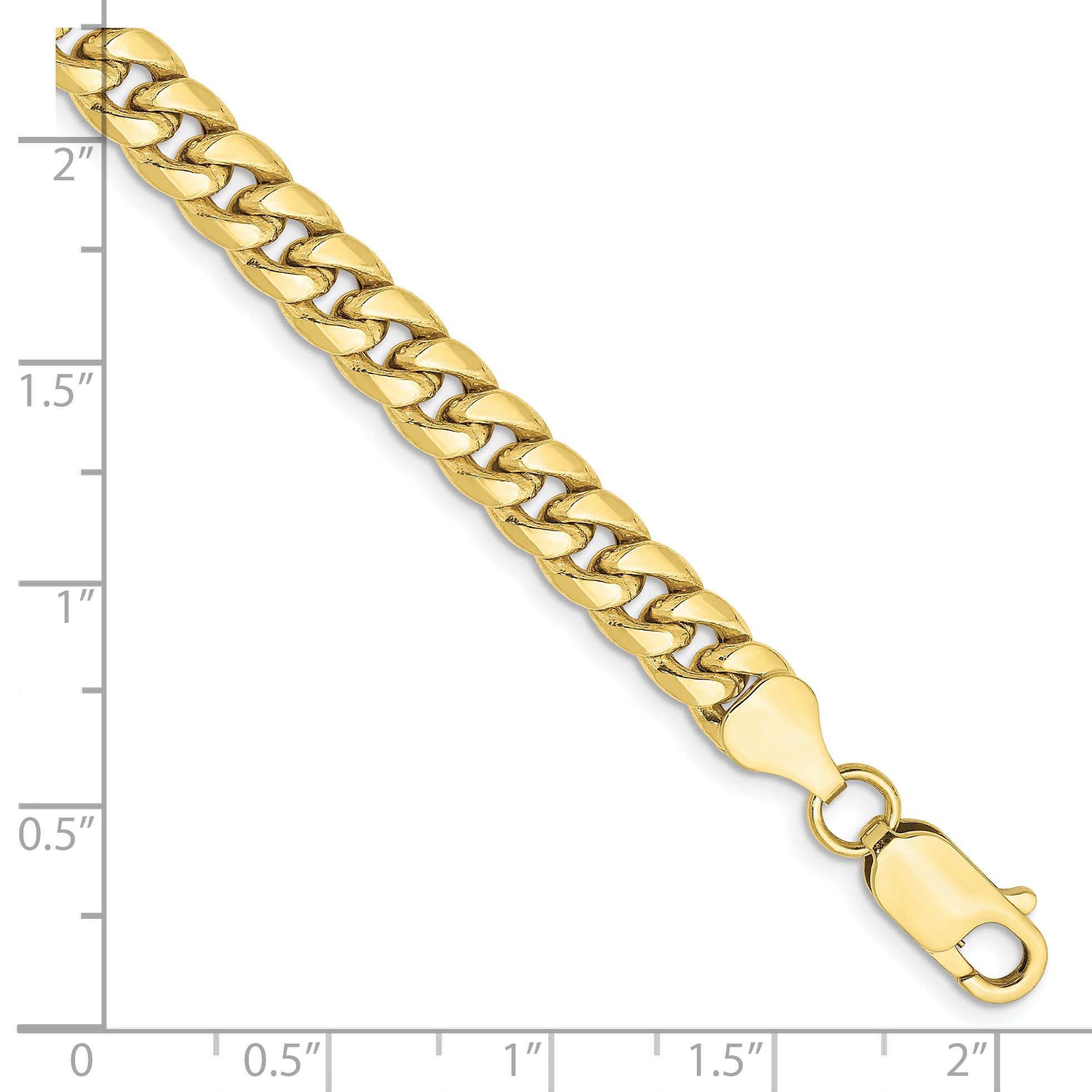 10k 6mm Semi-Solid Miami Cuban Chain