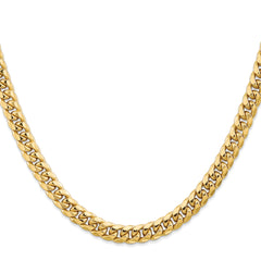 10k 6.75mm Semi-Solid Miami Cuban Chain