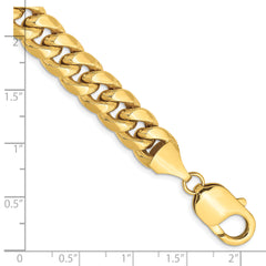 10k 9.3mm Semi-Solid Miami Cuban Chain