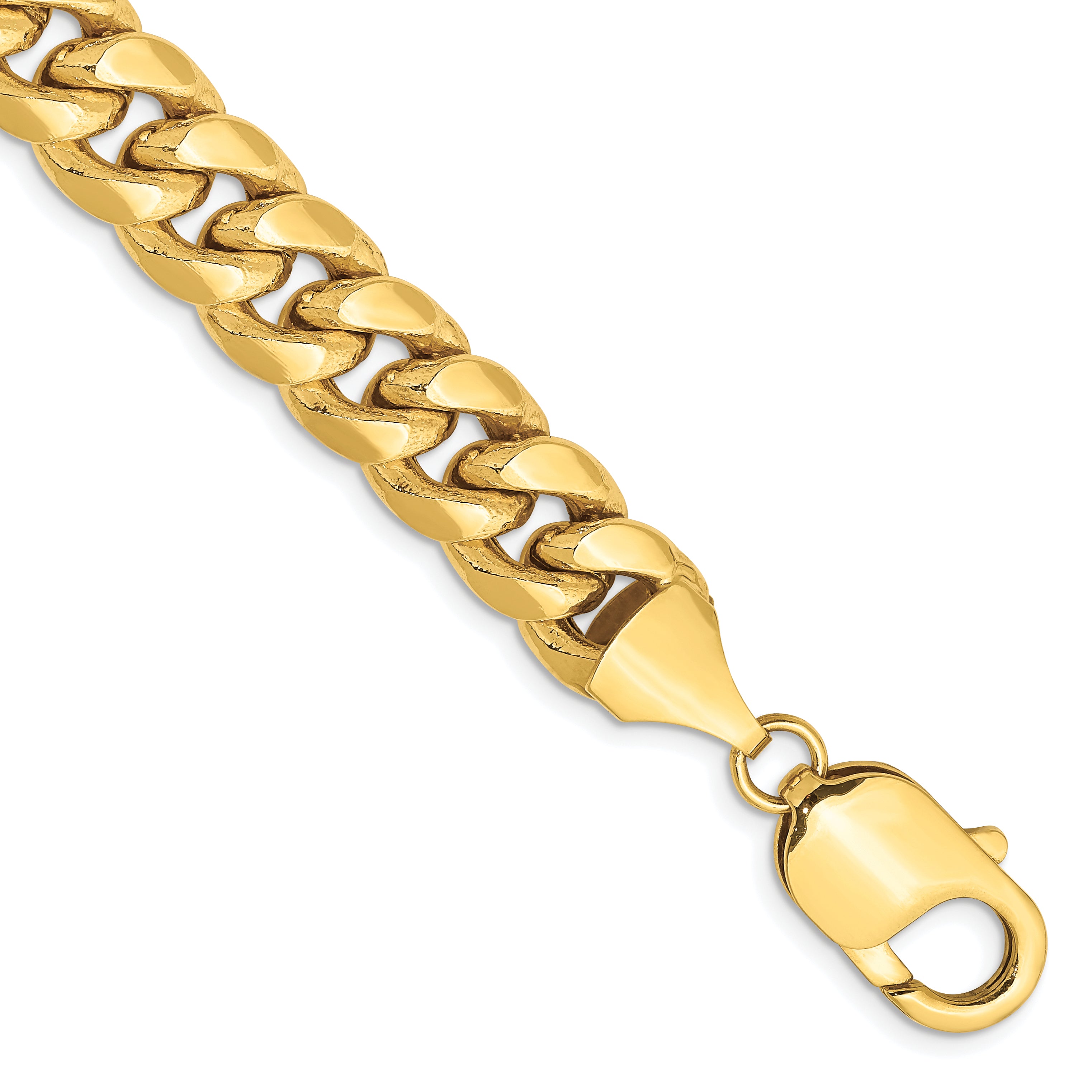 10k 9.3mm Semi-Solid Miami Cuban Chain