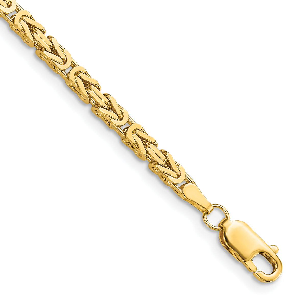 10K 2.5mm Byzantine Chain