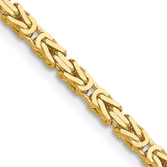 10K 2.5mm Byzantine Chain