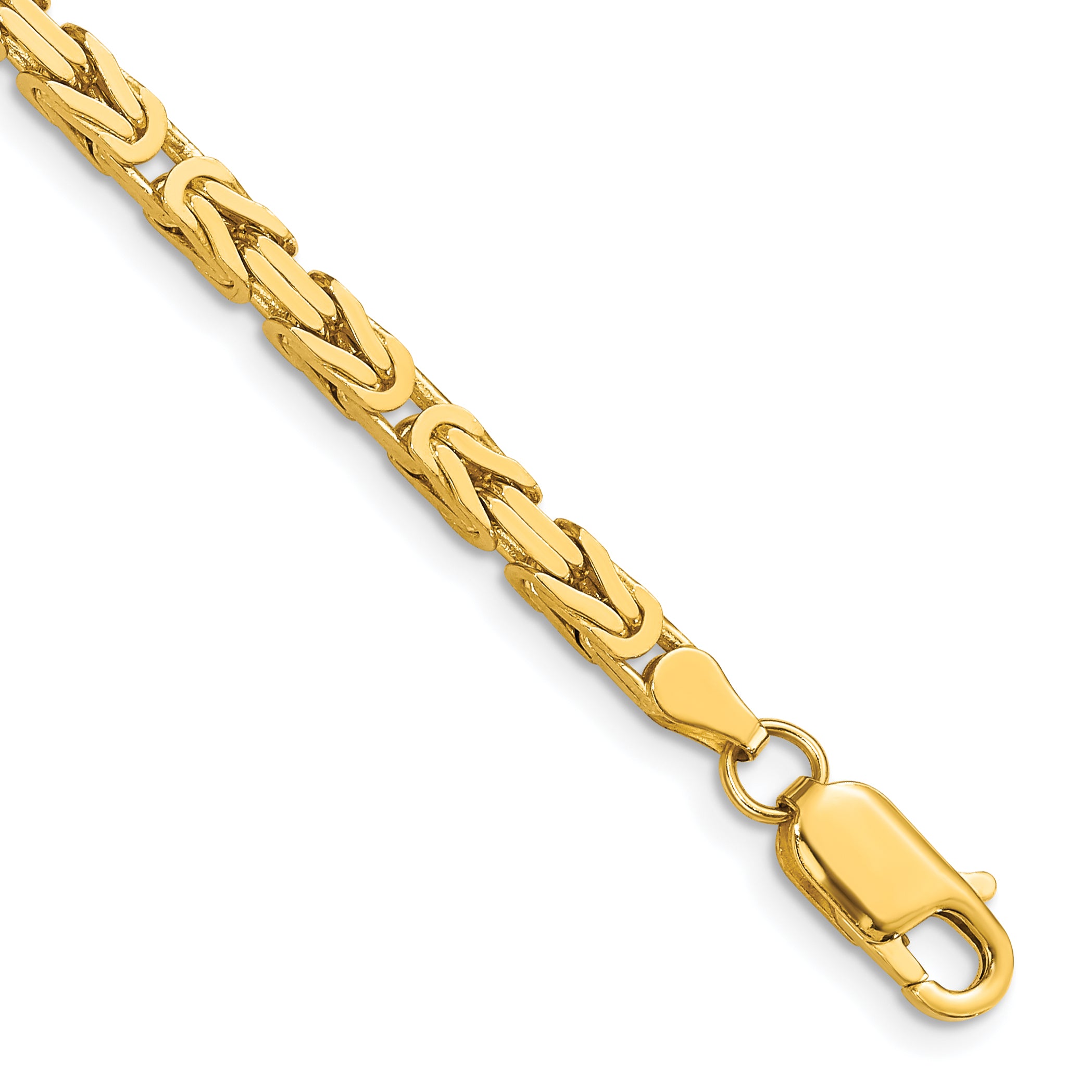 10K 3.25mm Byzantine Chain