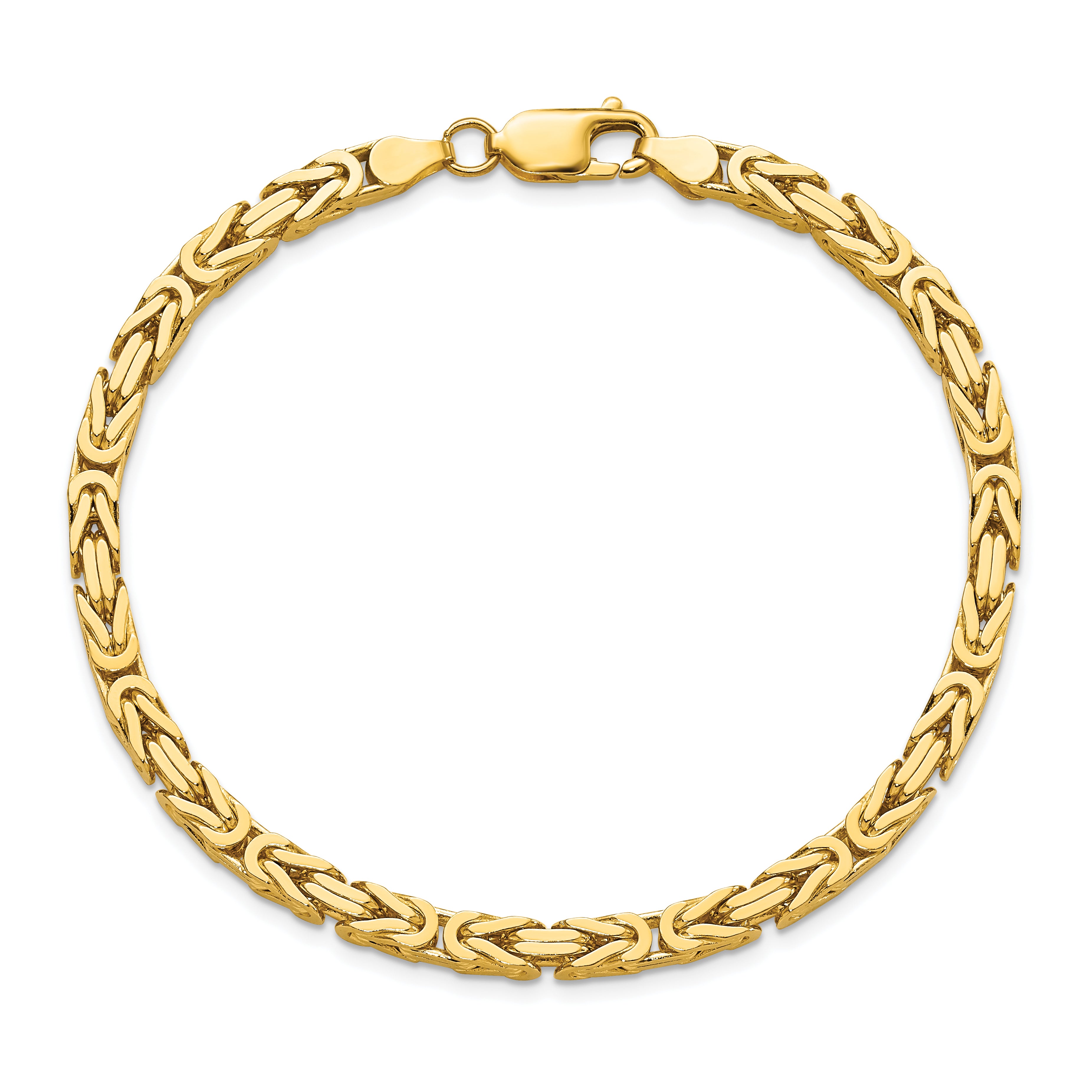 10K 4mm Byzantine Chain