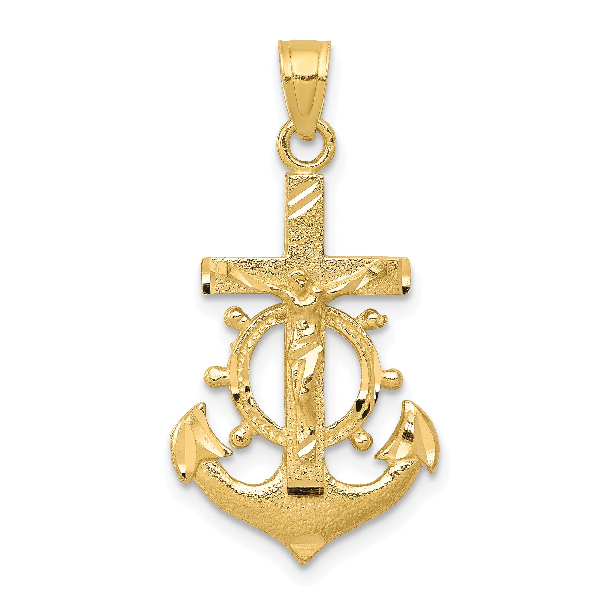 10k Mariner Crucifix Pendant