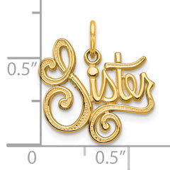 10K SISTER Charm