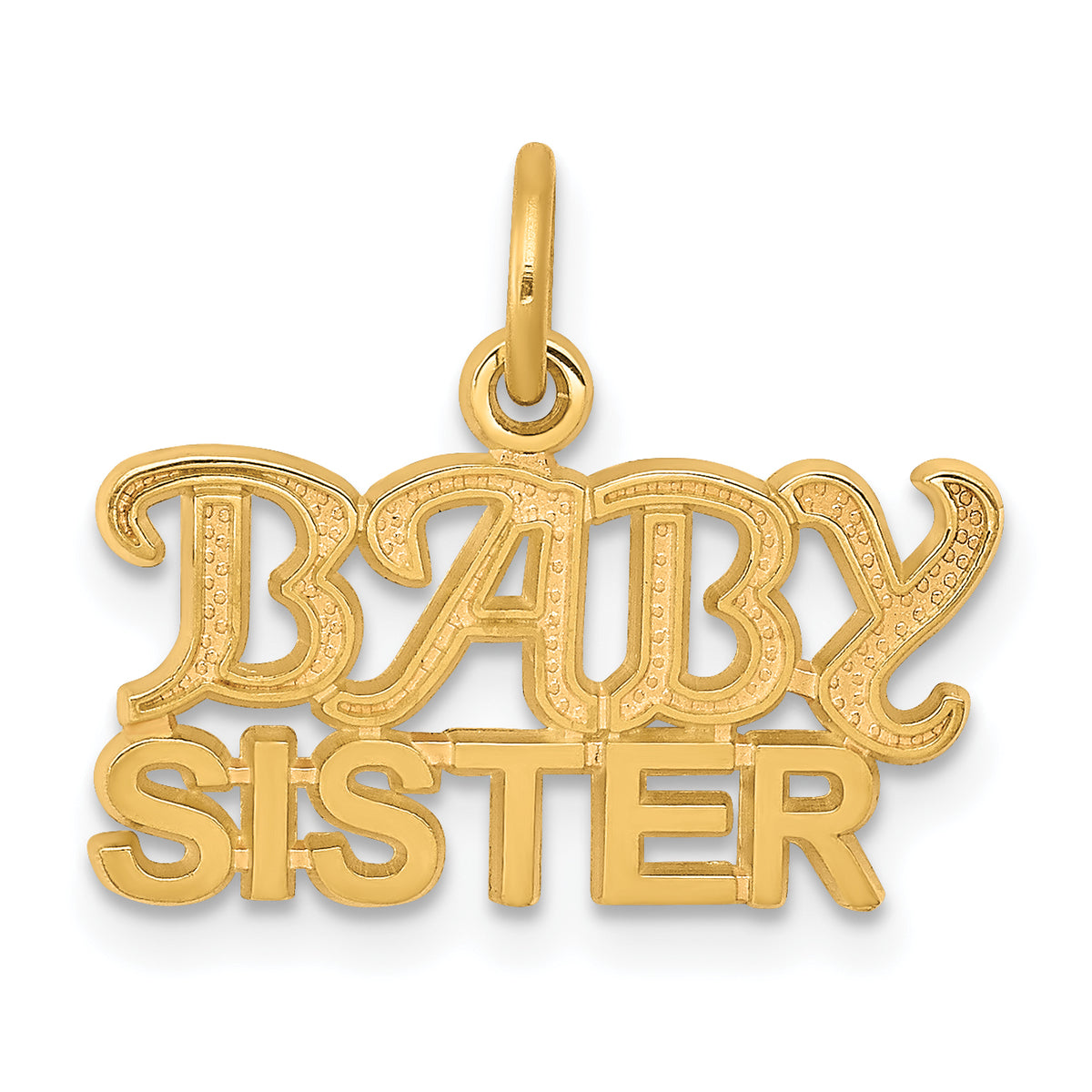 10K BABY SISTER Charm