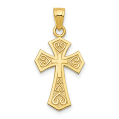 10k Reversible Cross Charm