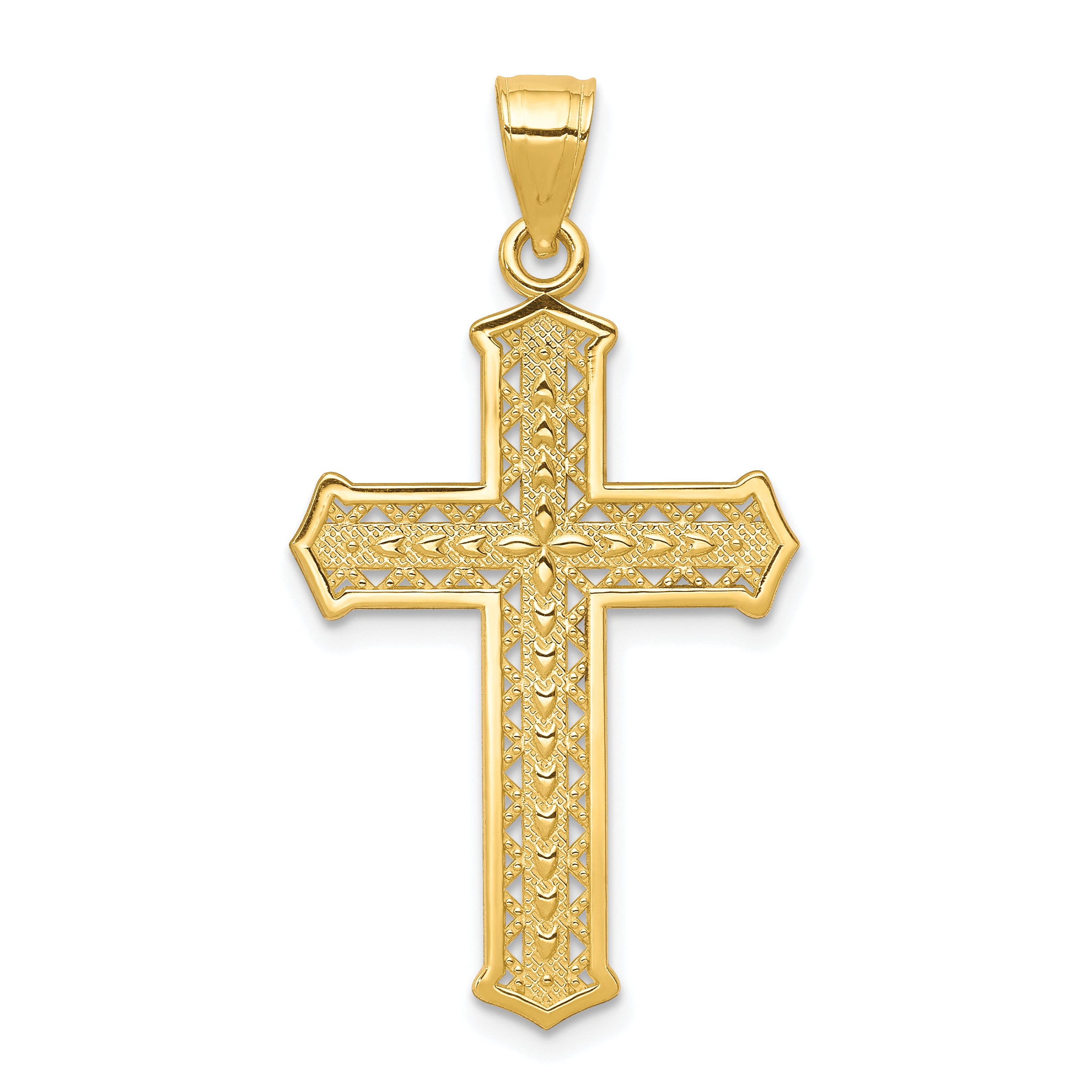 10k Cross Pendant