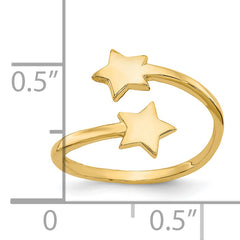 10k Star Toe Ring