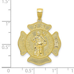 10k St. Florian Protect Us/Fire Dept. Pendant