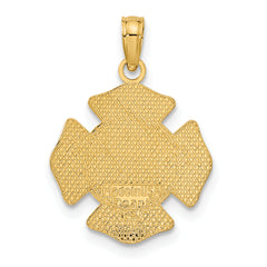 10k St. Florian Protect Us/Fire Dept. Pendant