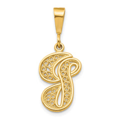 10k Initial G Pendant