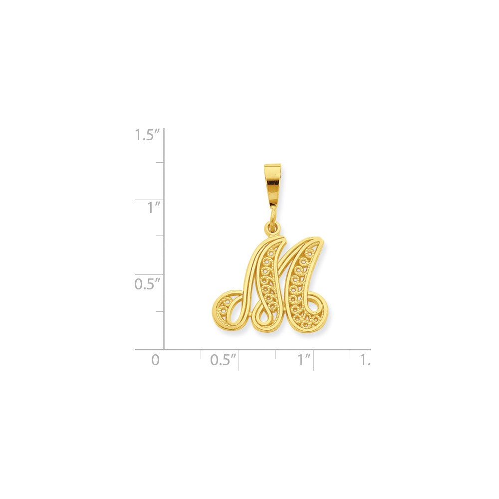 10k Initial M Charm