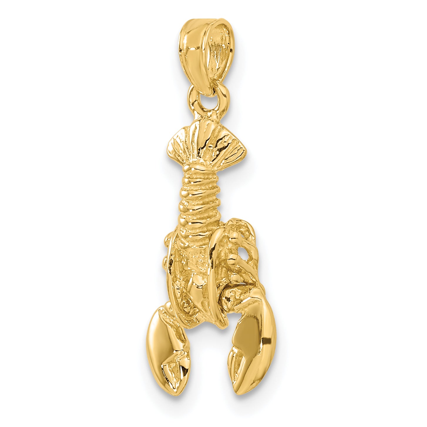 10k 3-D Moveable Lobster Pendant